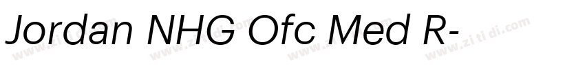 Jordan NHG Ofc Med R字体转换 Jordan NHG Ofc Med R字体转换